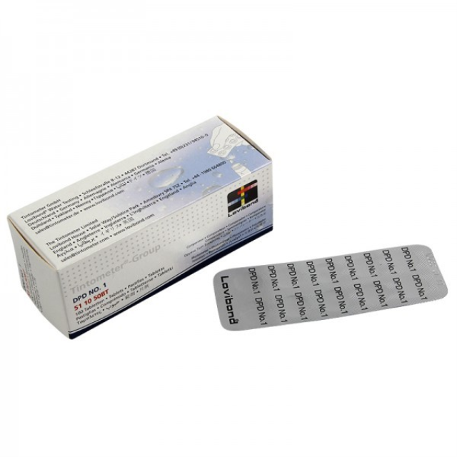 DPD-1 Tabletten f&amp;#252;r Chlormessung, Pack &amp;#224; 250 Tabl. zu Pooltester (nicht geeignet f&amp;#252;r Photometer)